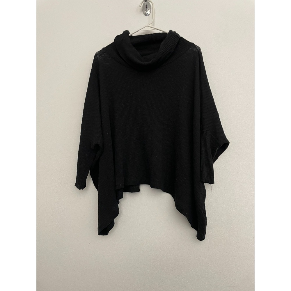 Free‎ People Beach Turtleneck Open Back Casual Coastal 3/4 Sleeve Boho Lagenlook